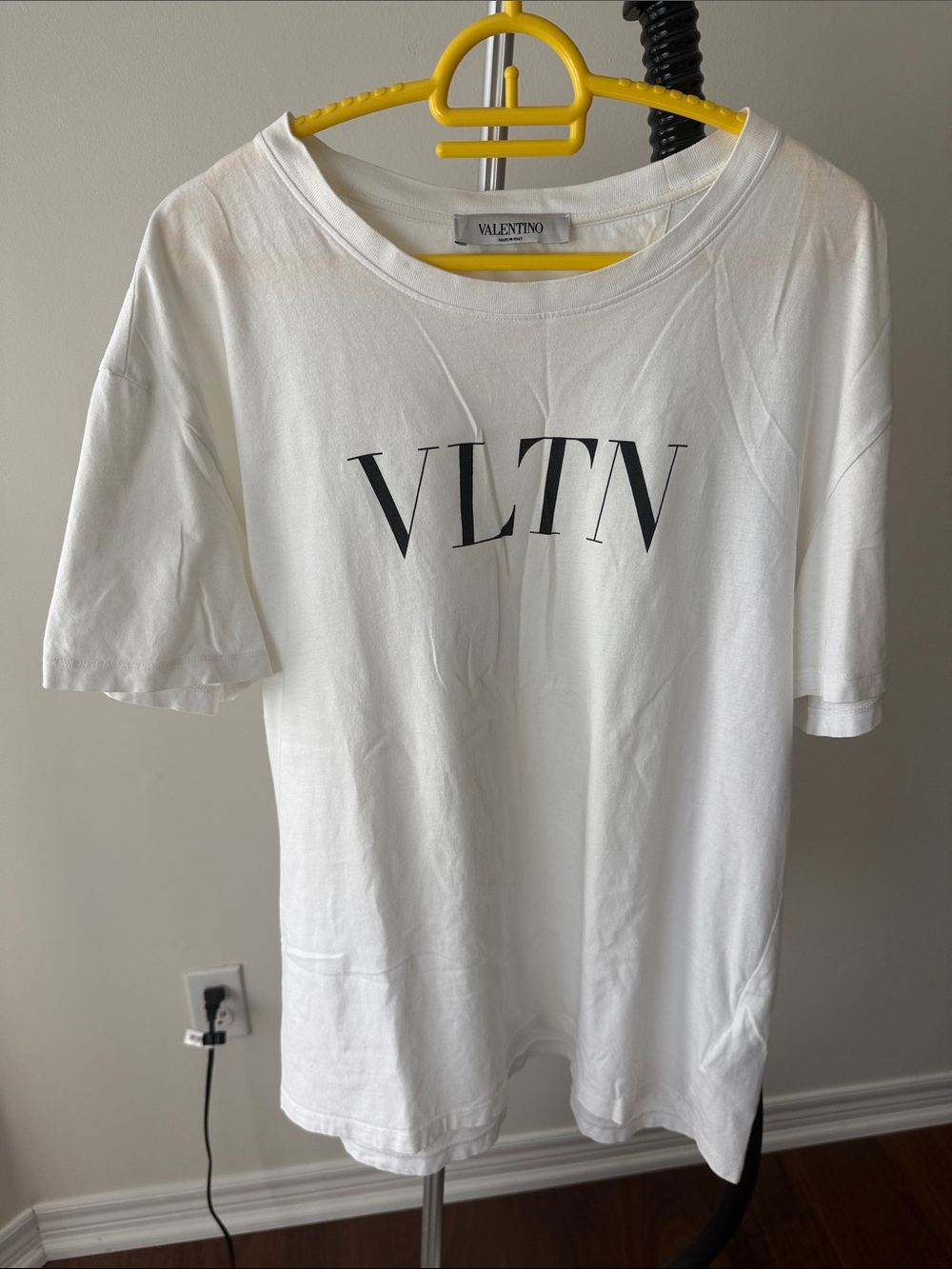 Authentic Valentino VLTN Logo Cotton Tee